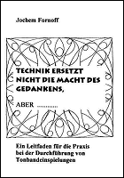 Buchcover „Technik ersetzt nicht die Macht des Gedankens“ – Leitfaden für Tonbandexperimente
