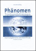 Buchcover „Phänomen Tonbandstimmen“ mit abstrakter blauer Wellenabbildung