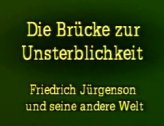 Buchcover „Die Brücke zur Unsterblichkeit“ von Friedrich Jürgenson